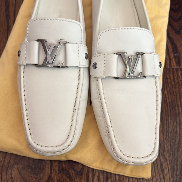 Louis Vuitton Monte Carlo moccasin shoes white - Picture 2 of 9